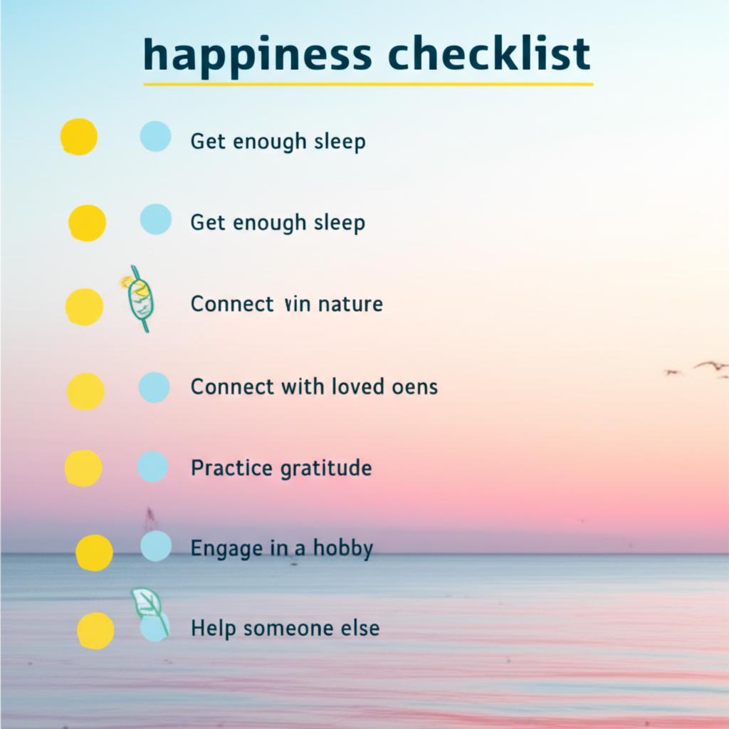 Happiness Checklist - Your path to a depression-free life