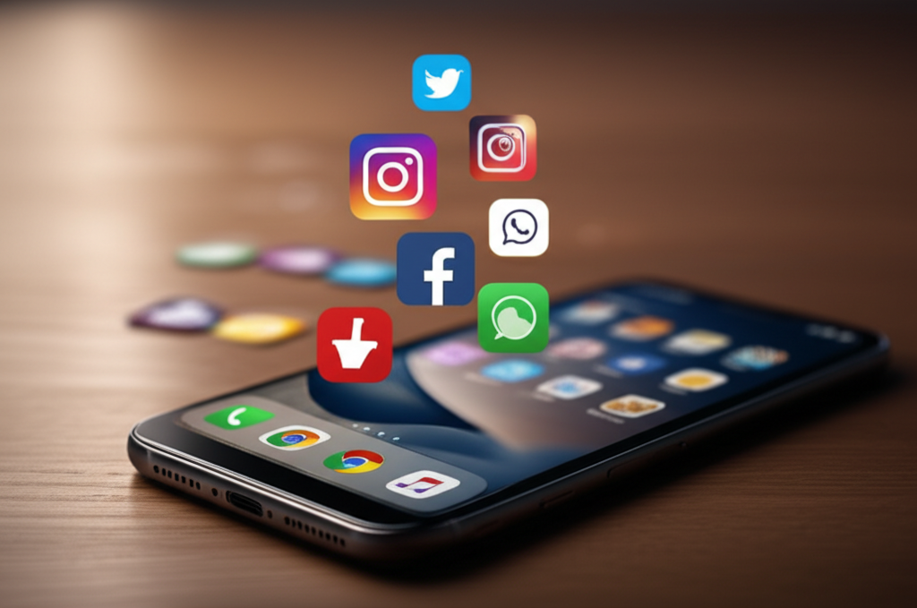 Digital distractions - phone notifications and social media