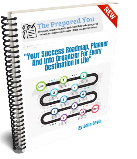 The Prepared You book cover - Your Success Roadmap, Planner And Info Organizer For Every Destination In Life